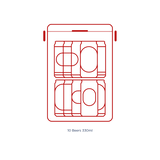 Drinks Box / Lobster Red